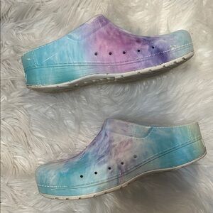 Dansko Pastel Tie-Dye Clogs